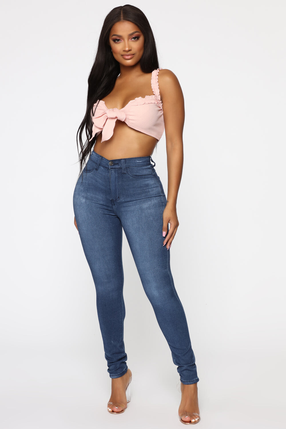 

Джинсы скинни Fashion Nova FN22804A31, синий