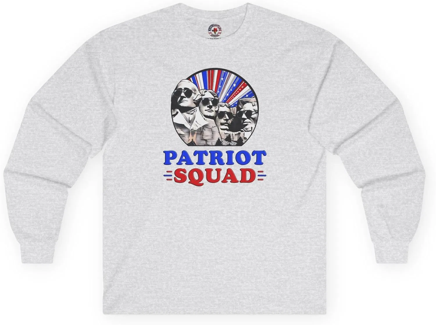 Женская футболка с длинным рукавом Patriot Squad Gildan 2400, Ash