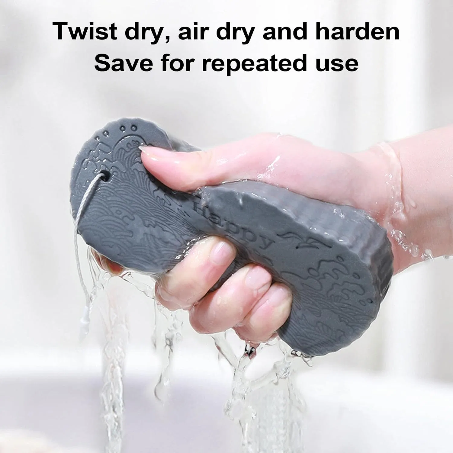 Душ-губка для пилинга, многоразовая, Generisch, 1 шт — фото 2
