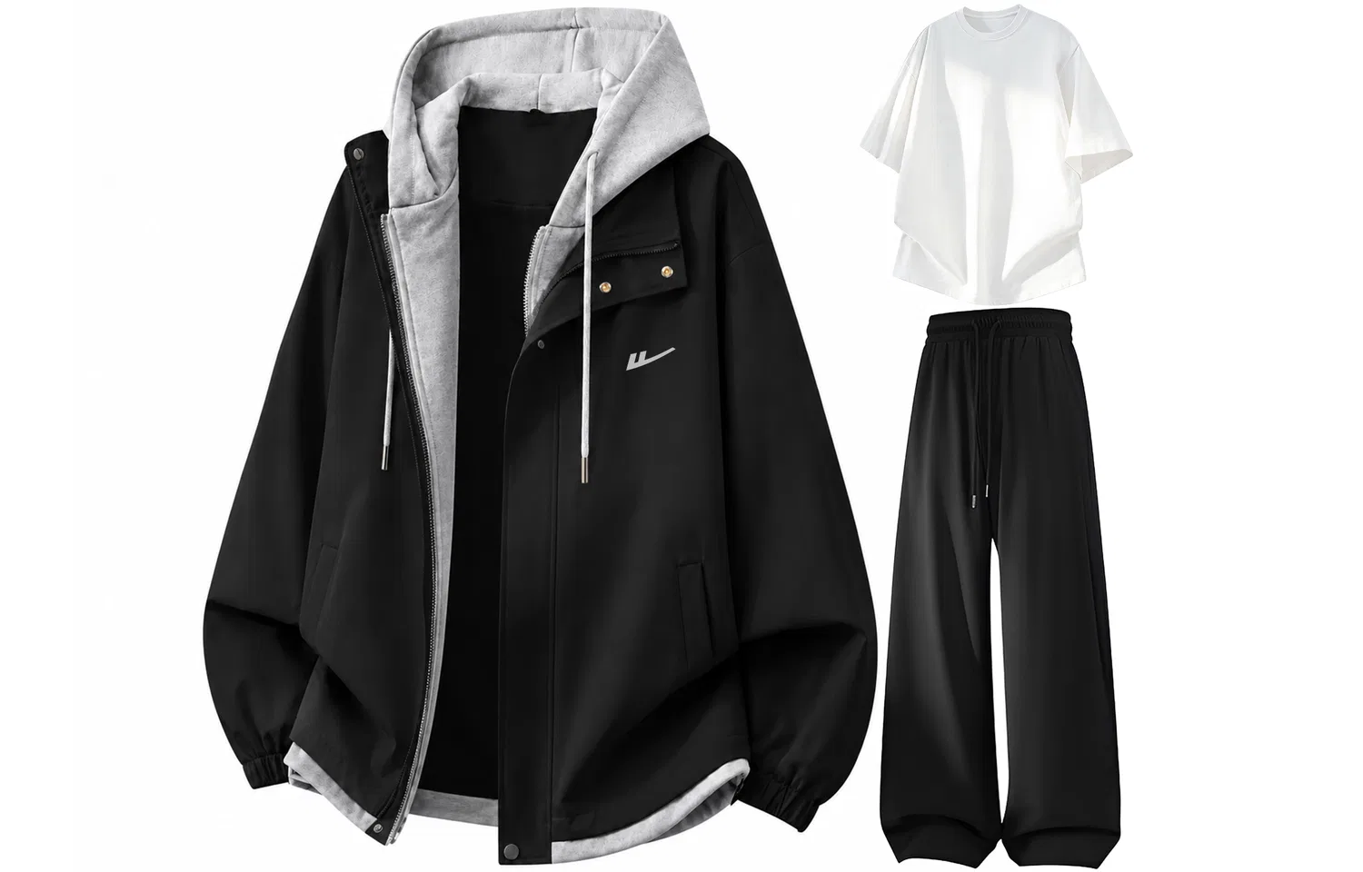 Детский спортивный комплект с капюшоном, из 3 предметов, Casual Sportswear, WARRIOR — фото 3