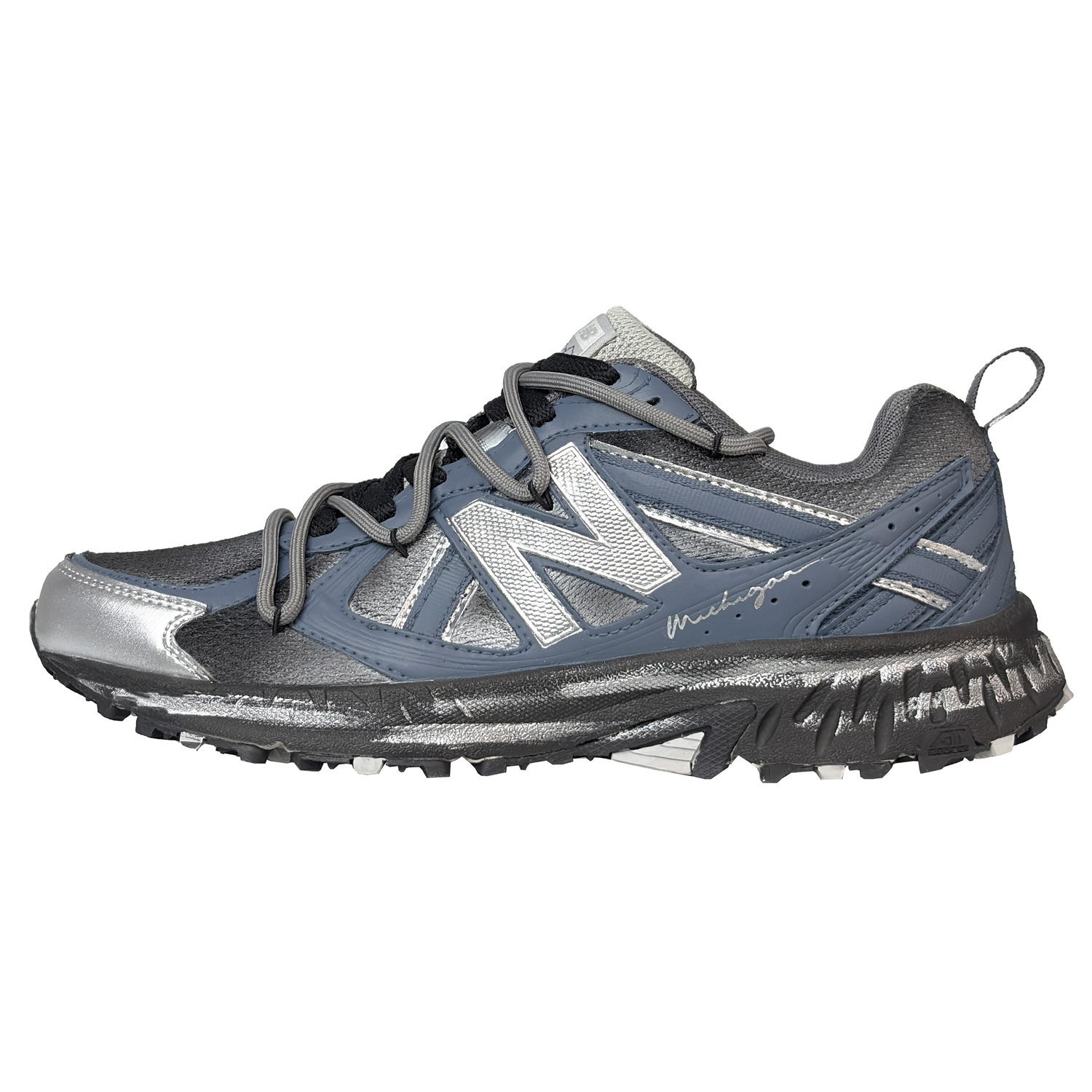 

New Balance Кроссовки для бега NB 410 V5 Abrasion Resistant низкие унисекс silver blue