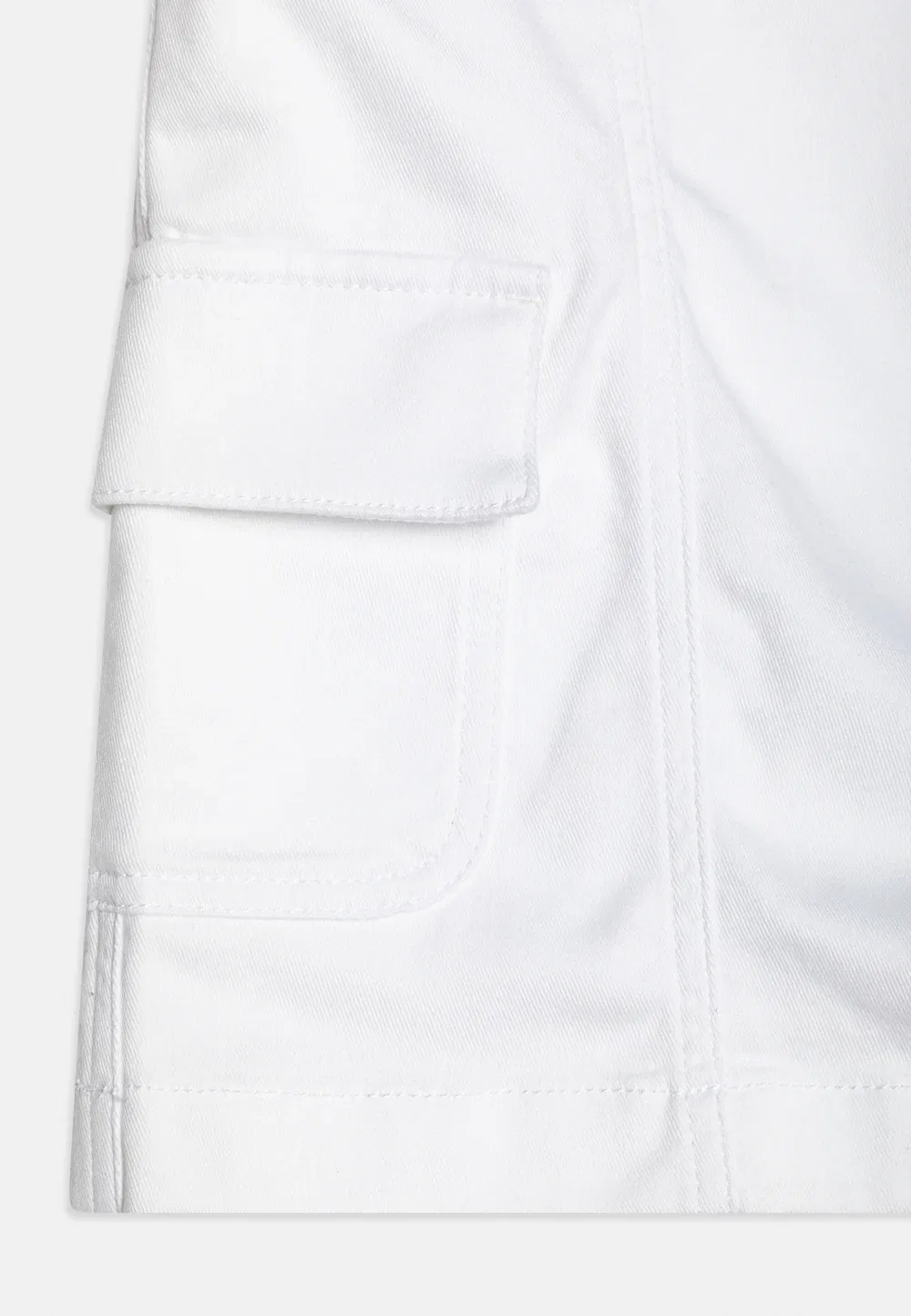 Юбка-Шорты - мини-юбка Abercrombie & Fitch, Bright White — фото 4