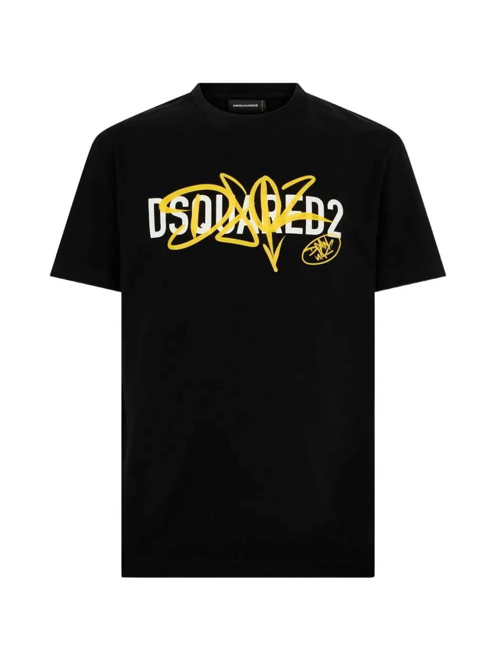 Футболка Graffiti Cool Fit Dsquared2, черный