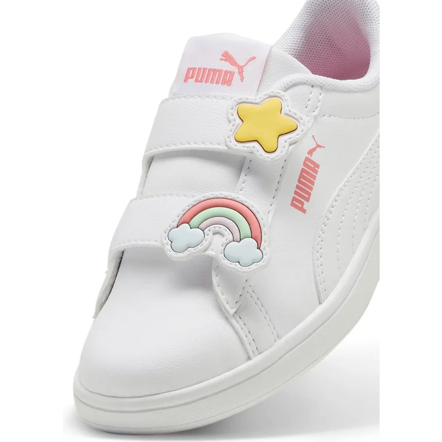 Кроссовки детские с верхом из PU и подошвой из каучука Smash 3.0 Puma, Разноцветный — фото 3