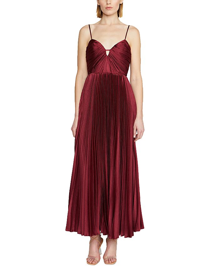 

Платье без рукавов Suzette ML Monique Lhuillier, красный