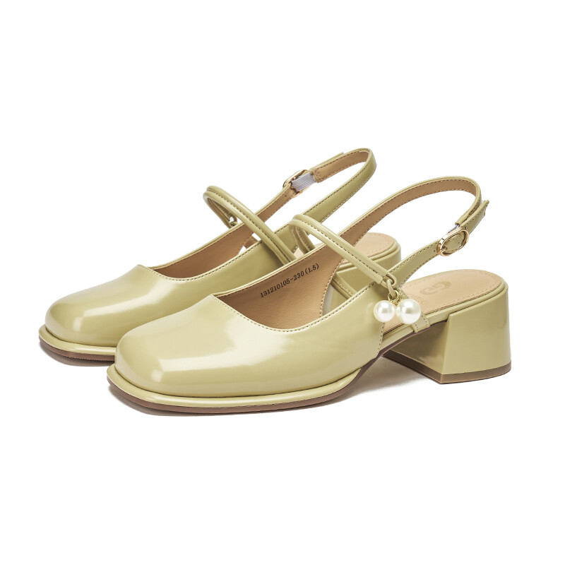 Туфли женские на высоком каблуке Gemeiq, цвет Light Yellow — фото 2