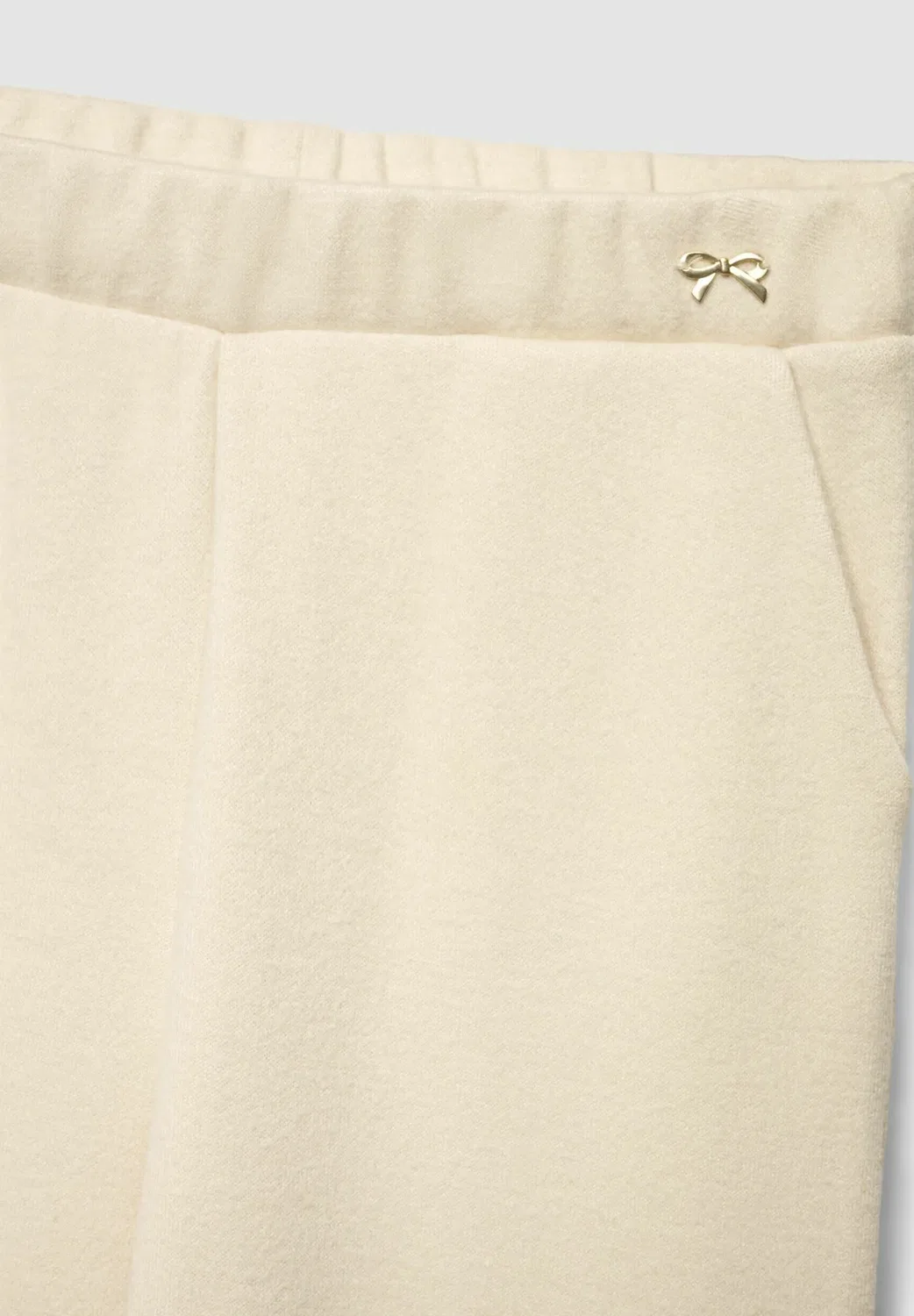 Pantalone Lungo Tinta Unita - брюки Terranova, Crema — фото 3