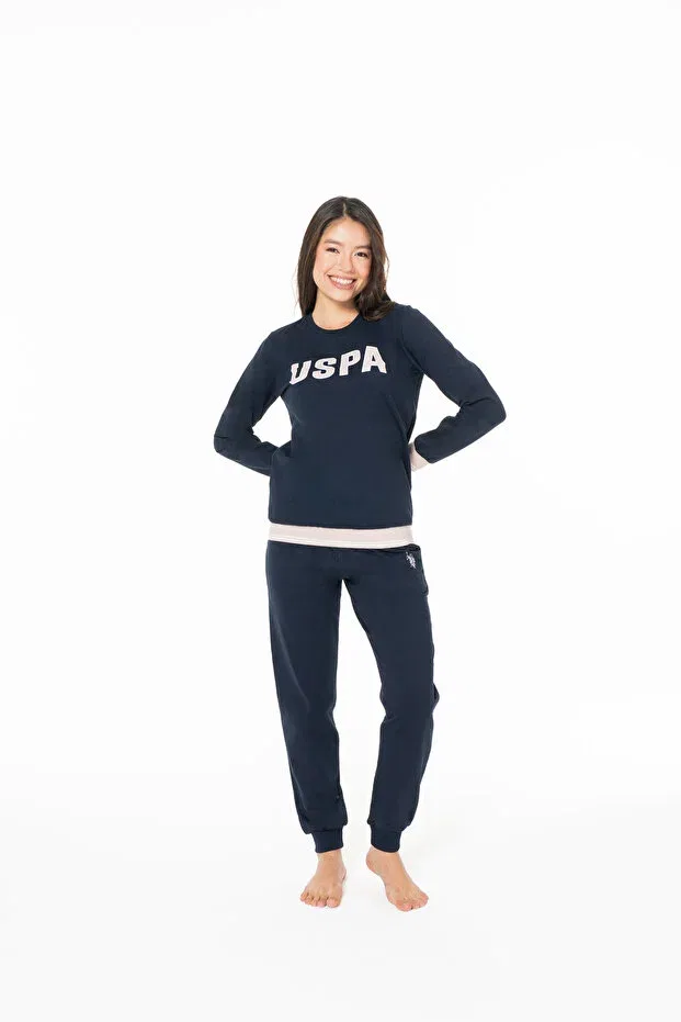 Женские пижамные комплекты с принтом U.S. Polo Assn., Navy Blue