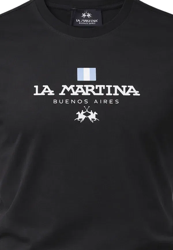 Футболка La Martina, черный — фото 3