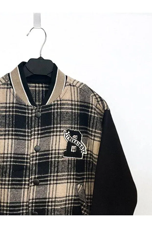 Детское пальто для девочек с длинным рукавом Zekids, Black — фото 4
