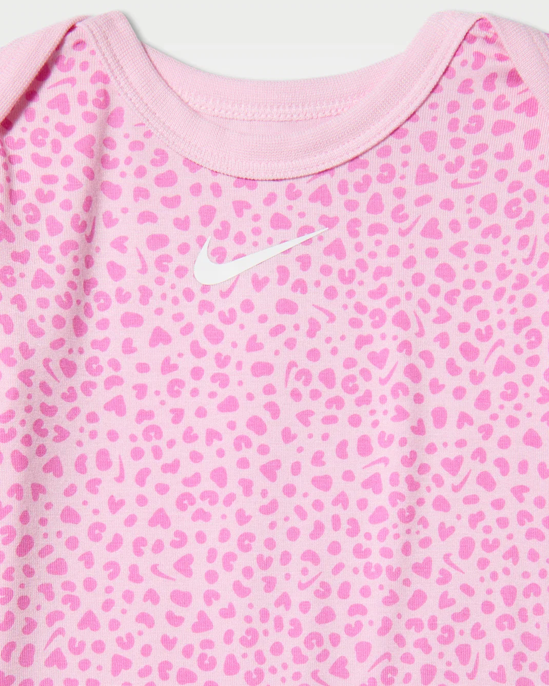 Детский комплект из двух предметов (0-6 месяцев) с принтом в горошек Nike Essentials, Pink Foam — фото 3
