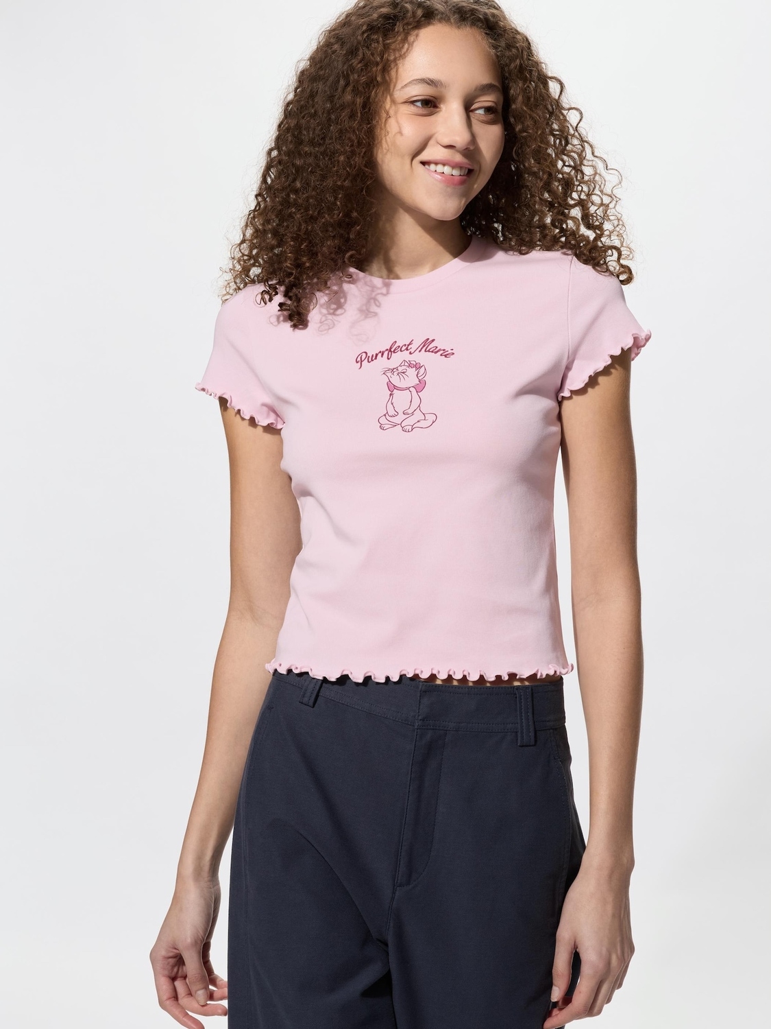 Мини-футболка Uniqlo Disney Pixar UT, 10 розовый — фото 2