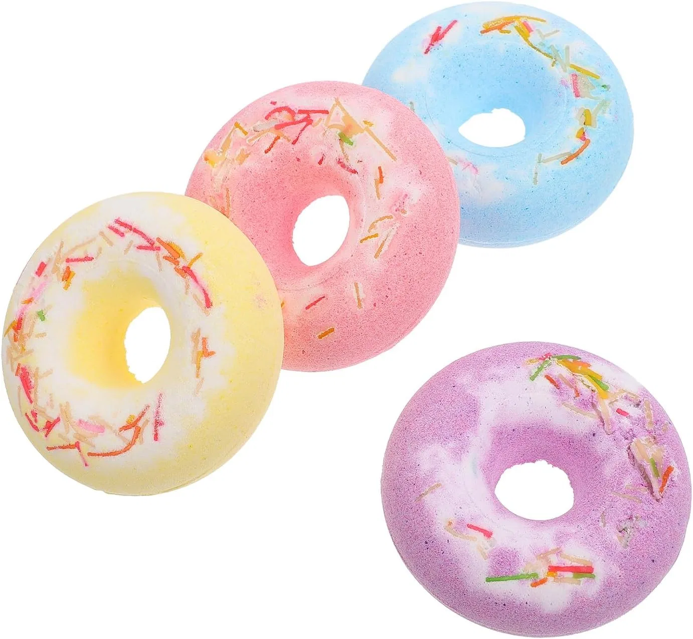 Набор Bath Bombs в форме торта, FOMIYES, 4 шт, 440 г, Various Colours