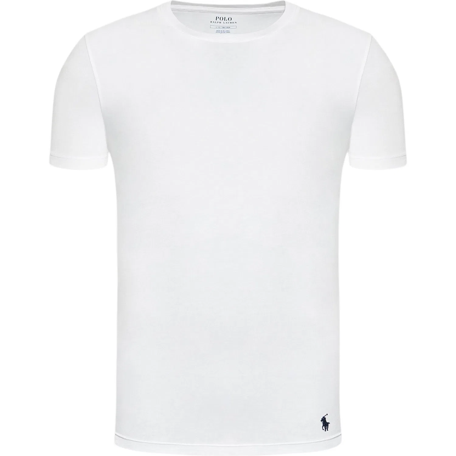 Мужская футболка с круглым вырезом, комплект из 2 штук, Polo Ralph Lauren, White — фото 3