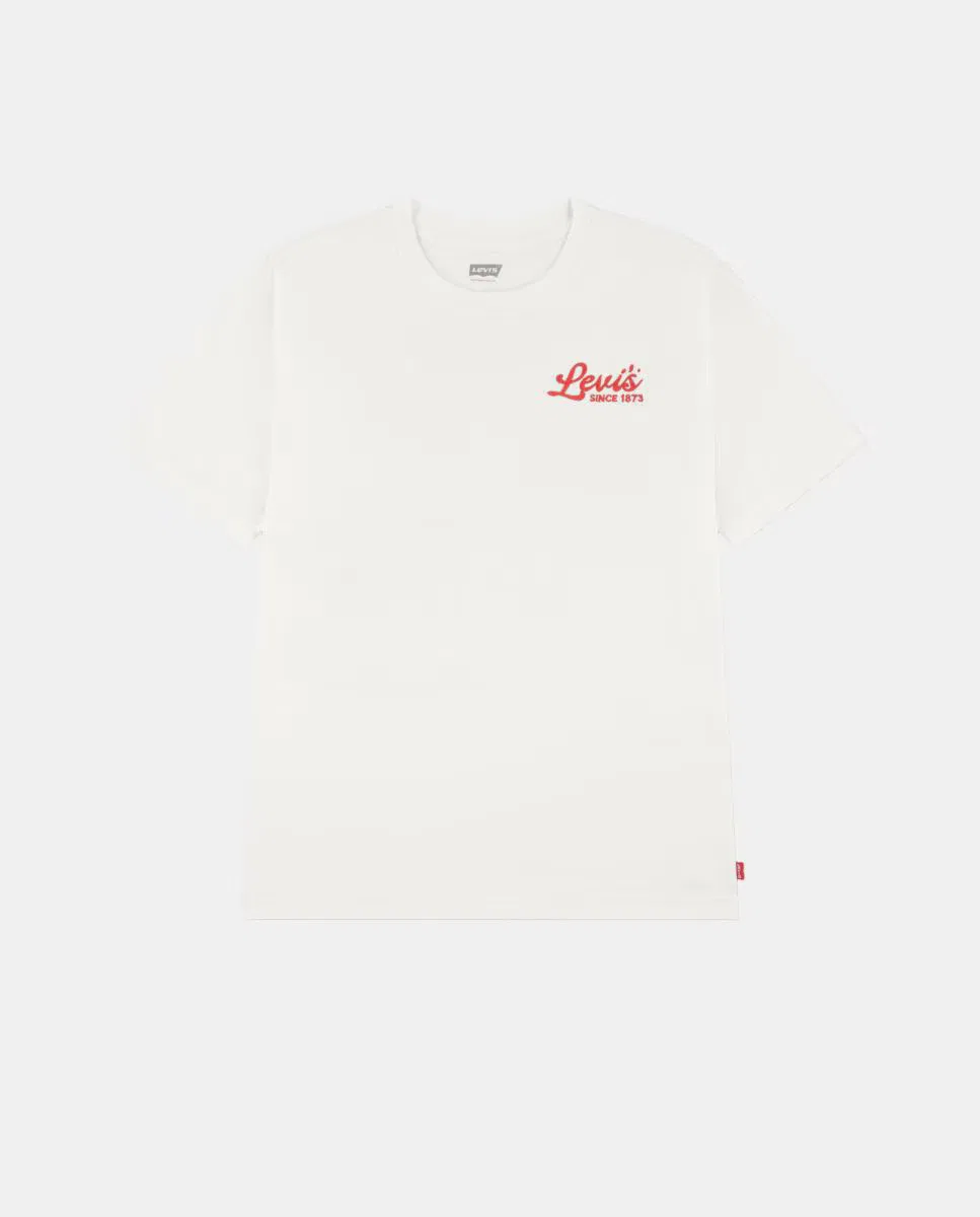 Футболка, Oso Amante Pizza, Levi's, белый