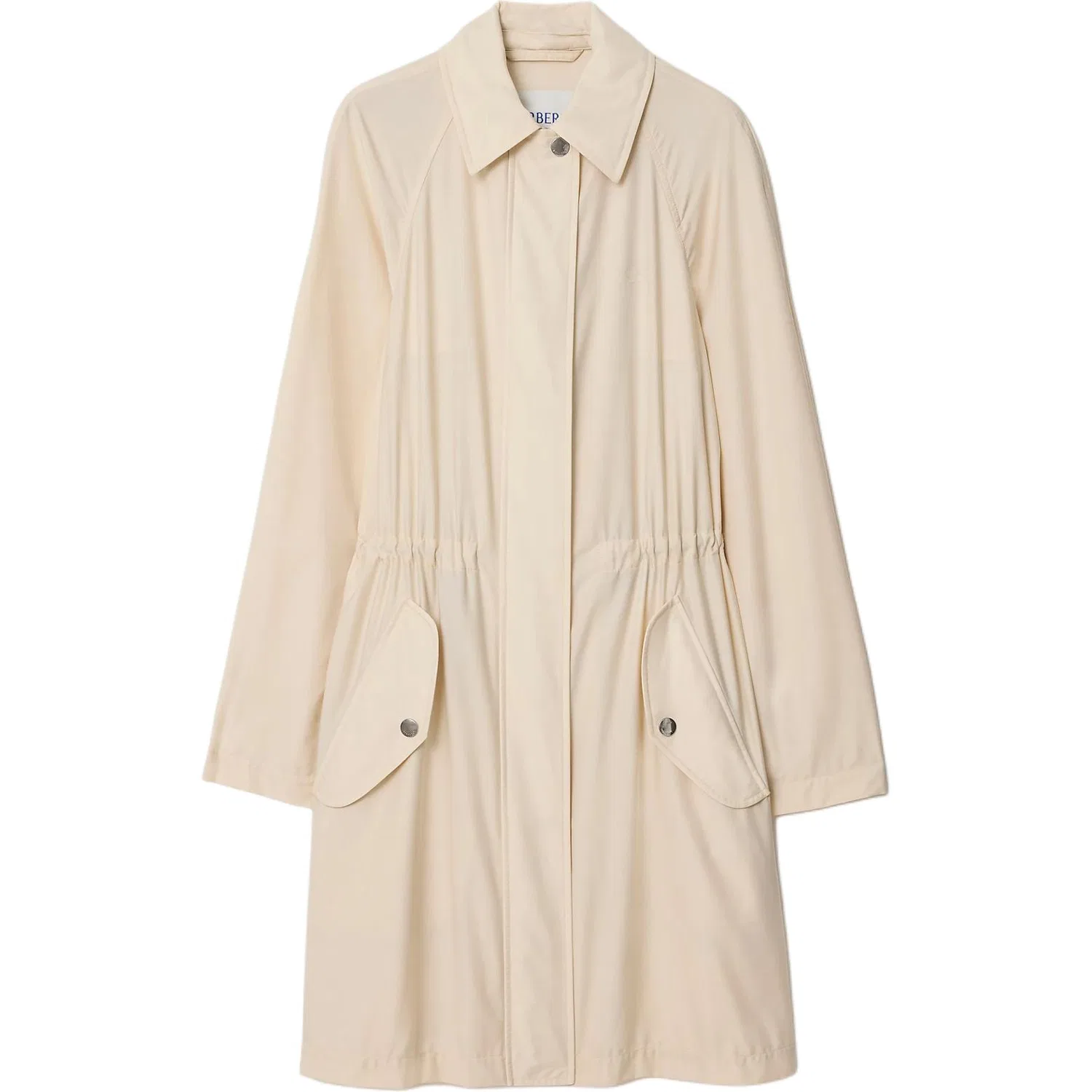 Женское пальто-тренч с капюшоном в клетку Newbury Checked-Hood Parka Burberry, Khaki Beige — фото 3