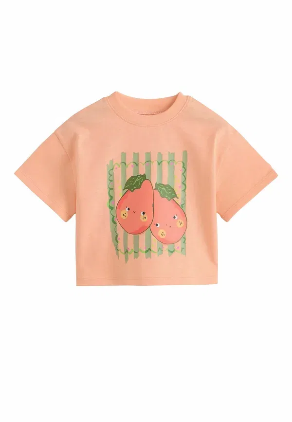 Футболка с принтом Regular fit Print T-shirt Next Green fruit, зеленый — фото 2