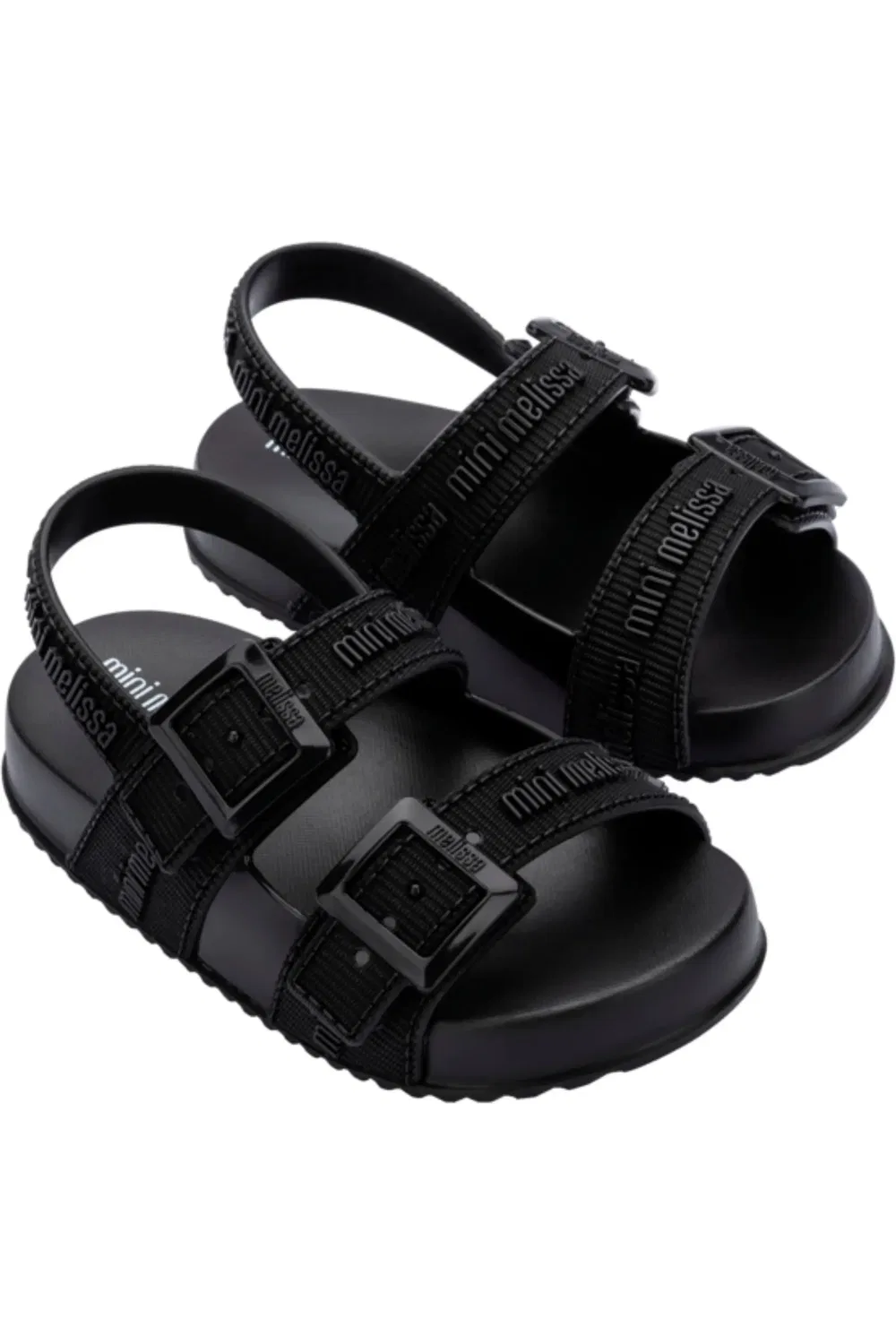 Детские сандалии слингбэк с ароматом Mini Cozy Lover Mini Melissa, черный