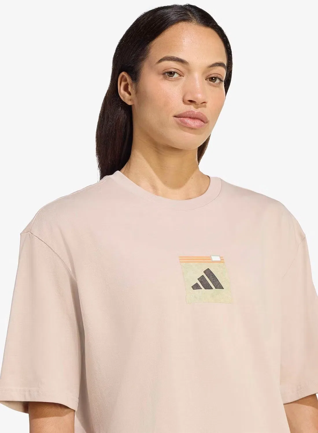 Футболка с принтом Terrex Trail Mix Graphic Adidas, коричневый — фото 3