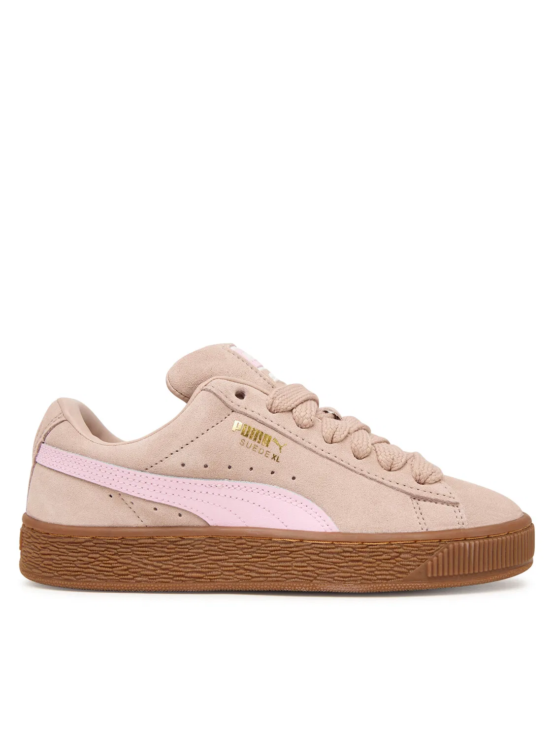 Кроссовки для девочки Suede Jr Puma, розовый — фото 2