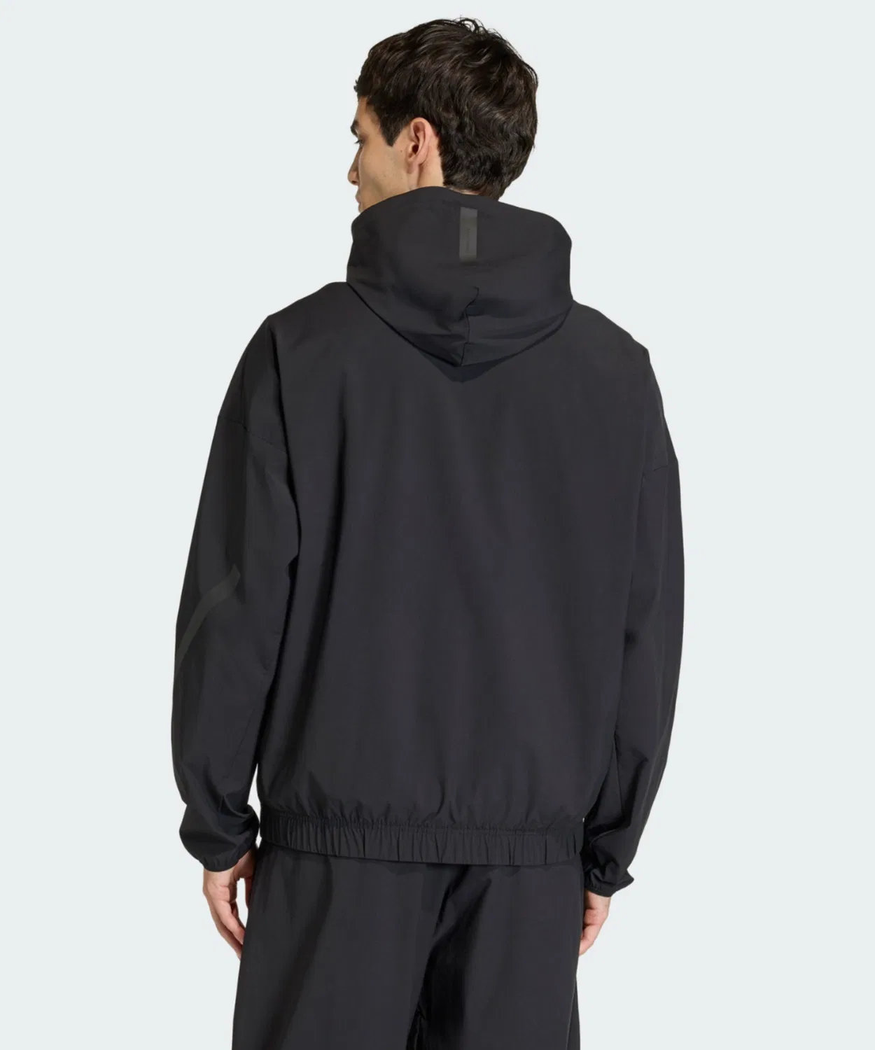 Мужская куртка-трактор с капюшоном Adidas Z.N.E. Woven Track Top, Black — фото 2