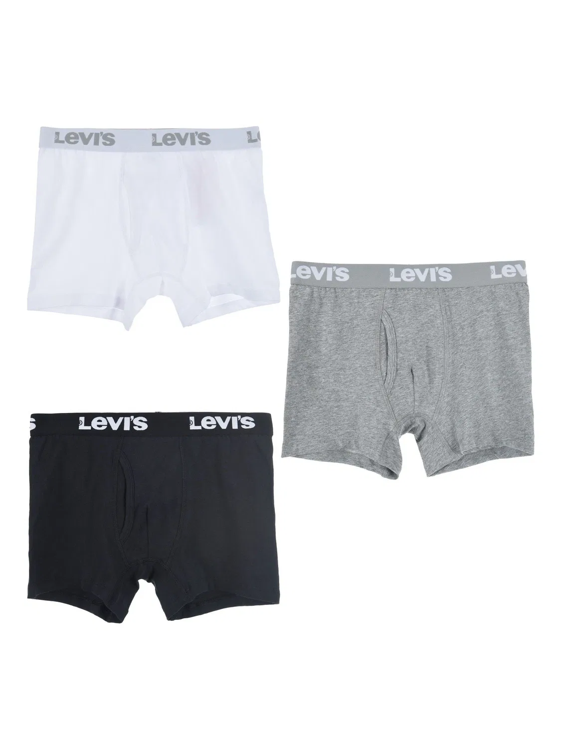 Трусы боксеры, 3 шт. Levi's, белый