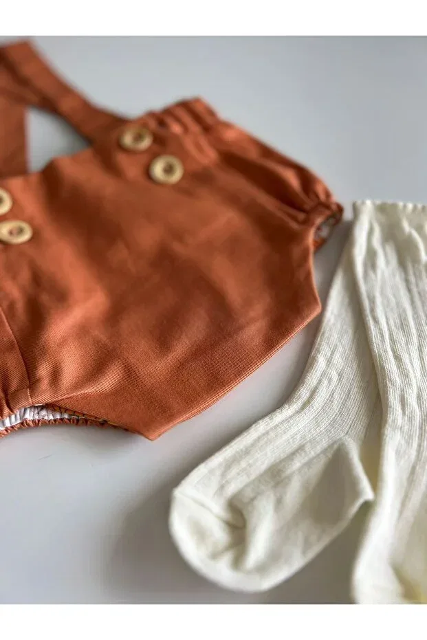 Детский комбинезон без рукавов Il Mio Bambino, Orange