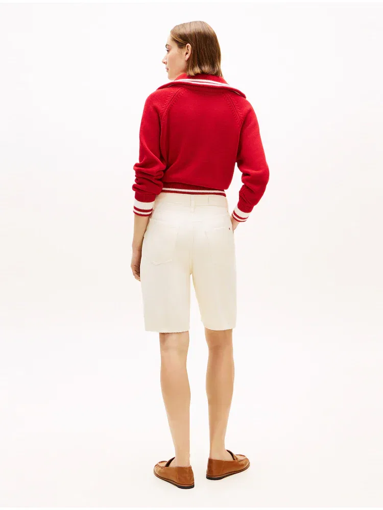 Шорты джинсовые Bermuda TOMMY HILFIGER, Ivory — фото 2