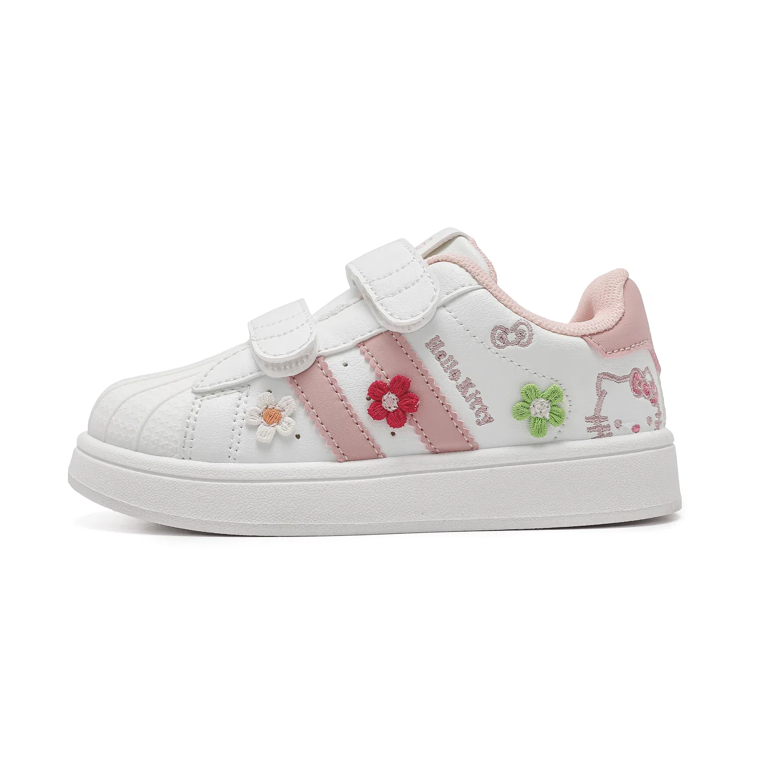 Детские повседневные кроссовки Sanrio Hello Kitty, Белый/Розовый