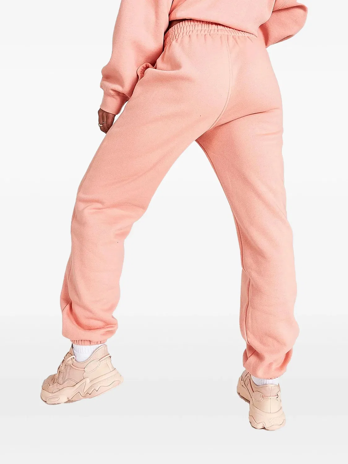 Спортивные брюки с эластичным поясом Adidas, розовый — фото 2