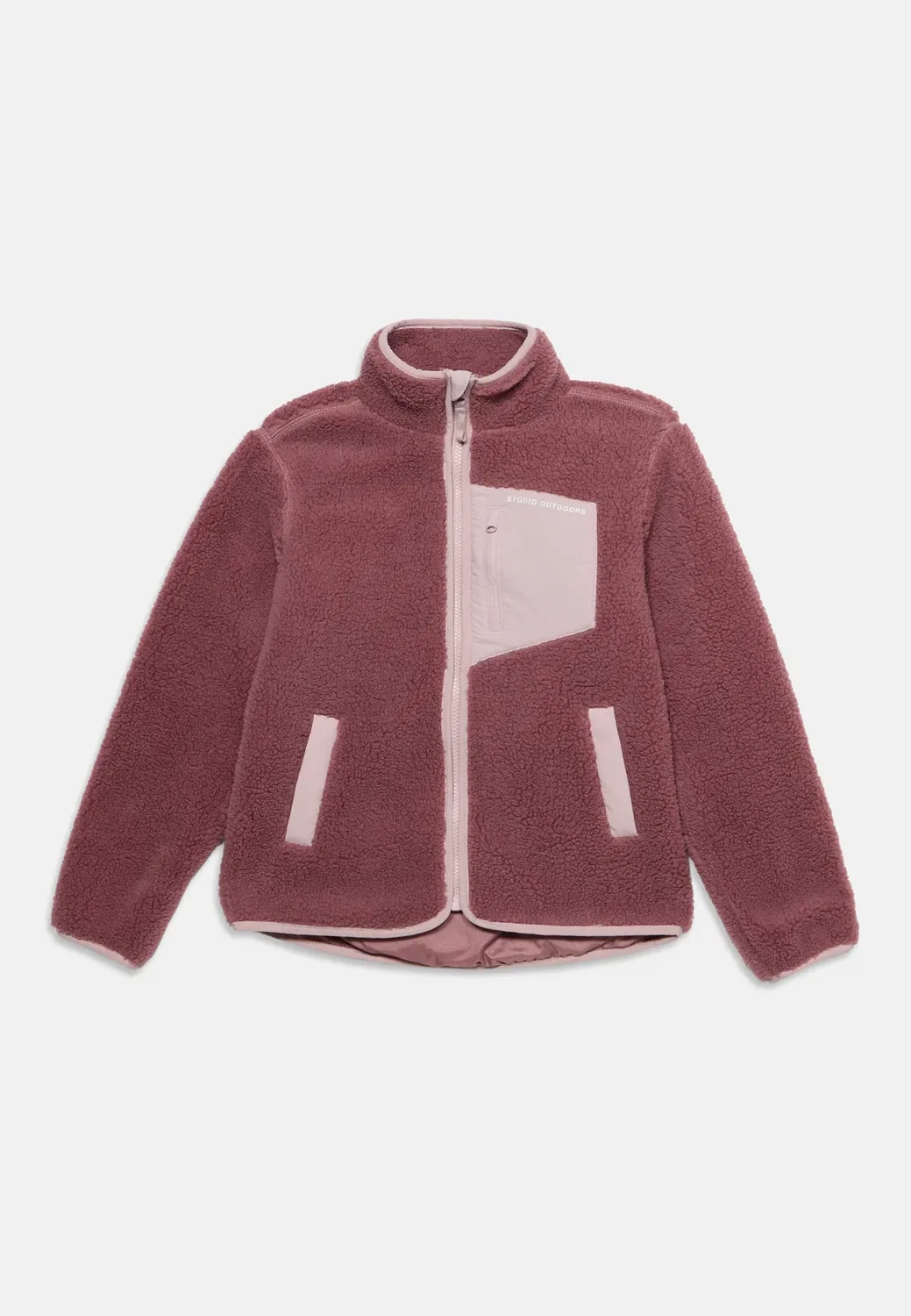 Куртка унисекс Nknmattia из флиса Name It, Wistful Mauve