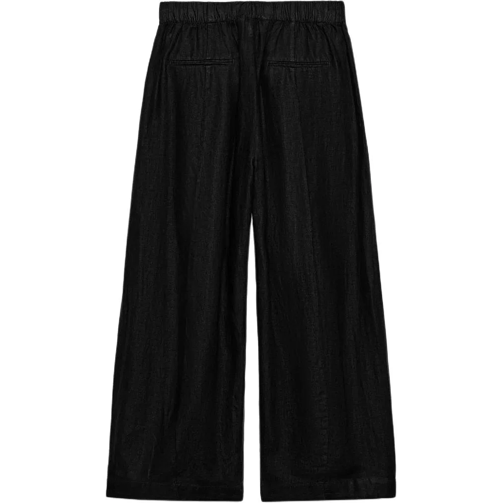 Женские брюки в стиле кэжуал Black ZARA, Черный — фото 3