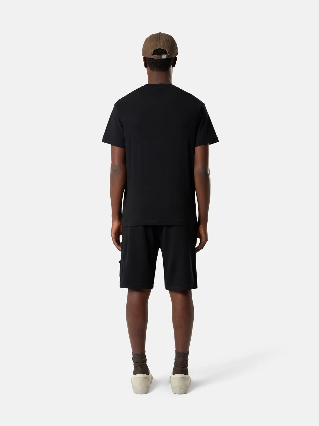 Мужская футболка Stone Island Slim-fit With Compass Patch, черный — фото 4