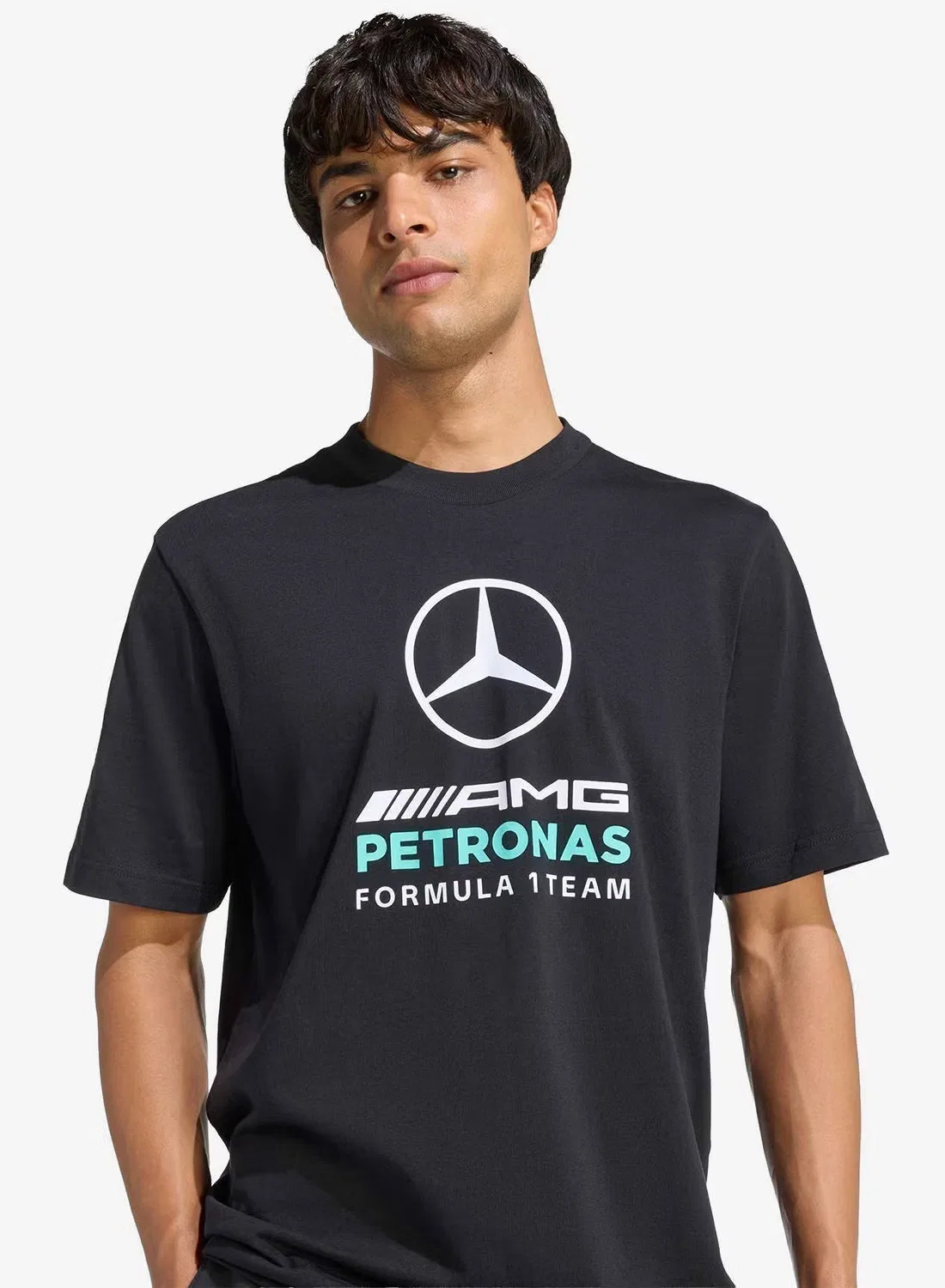 Футболка с принтом Mercedes - AMG Petronas Formula 1 Team DNA Graphic Adidas, черный — фото 3