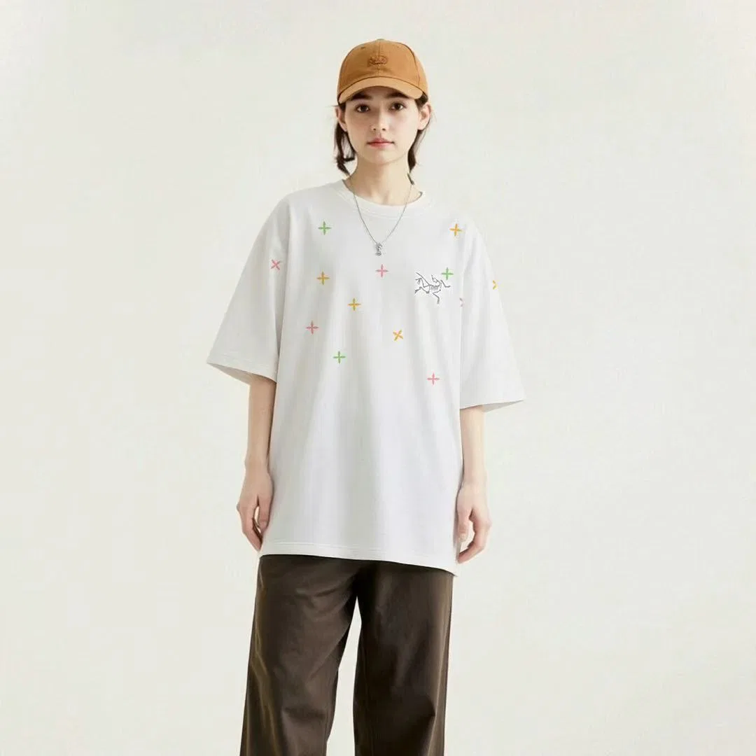 Футболка с круглым вырезом, умеренная, KRAGG, Arcteryx, White — фото 4