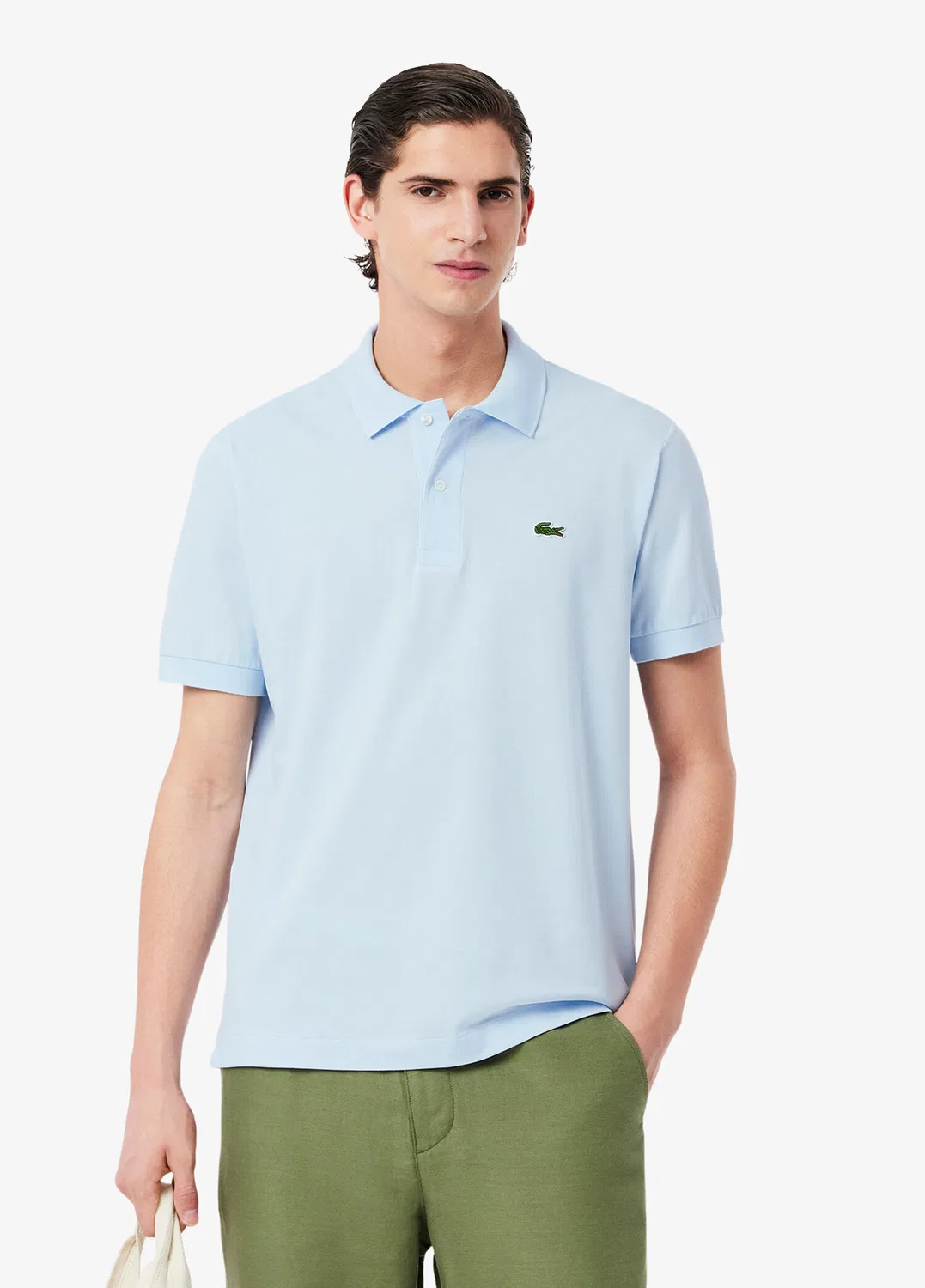 Поло Lacoste L.12.12, классическая посадка, короткий рукав, Mavi-T01 — фото 2