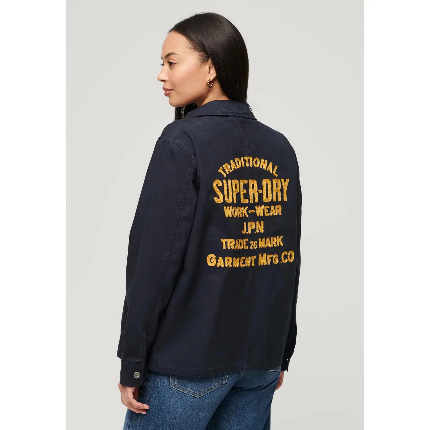 Женская куртка с четырьмя карманами Chore Superdry, Blue — фото 4