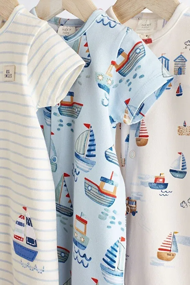 Детское боди-комбинезон с принтом Next Baby, White — фото 3
