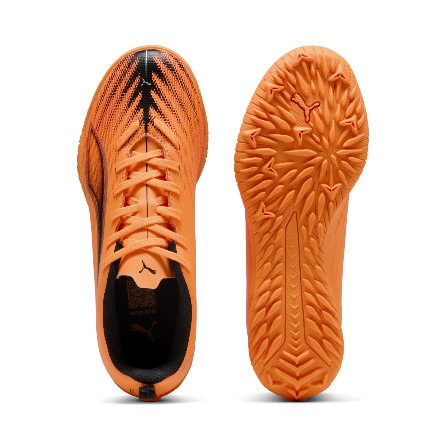 Детские футбольные бутсы с поддержкой ULTRA 6 PUMA, Heat Fire Black Glowing Red Orange — фото 4