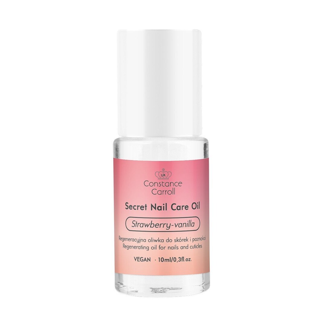 

CONSTANCE CARROLL Secret Nail Care Oil Регенерирующее масло для кутикулы и ногтей - Клубника и ваниль 10 мл Inna