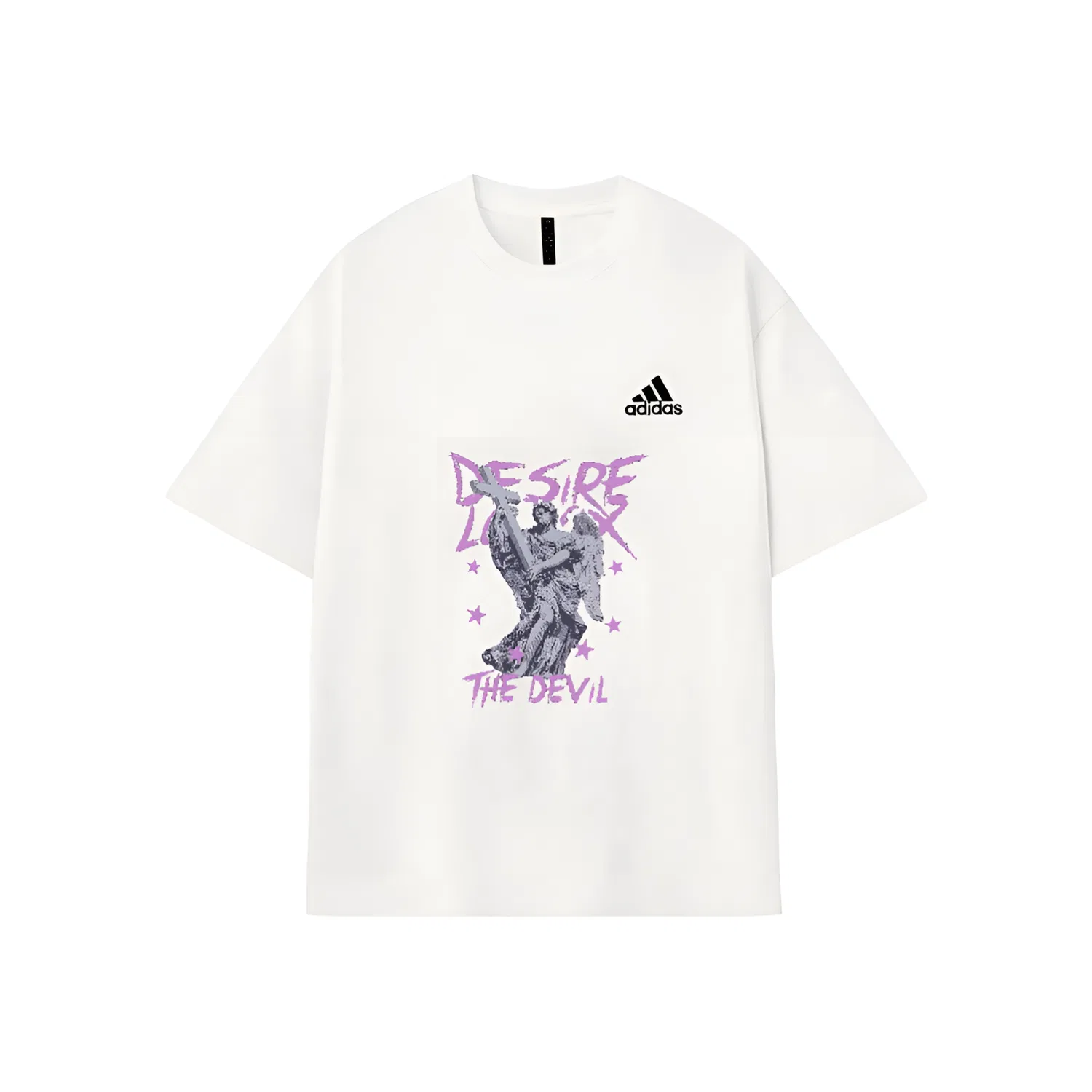 Детская футболка с принтом Adidas MUST HAVES, Ivory