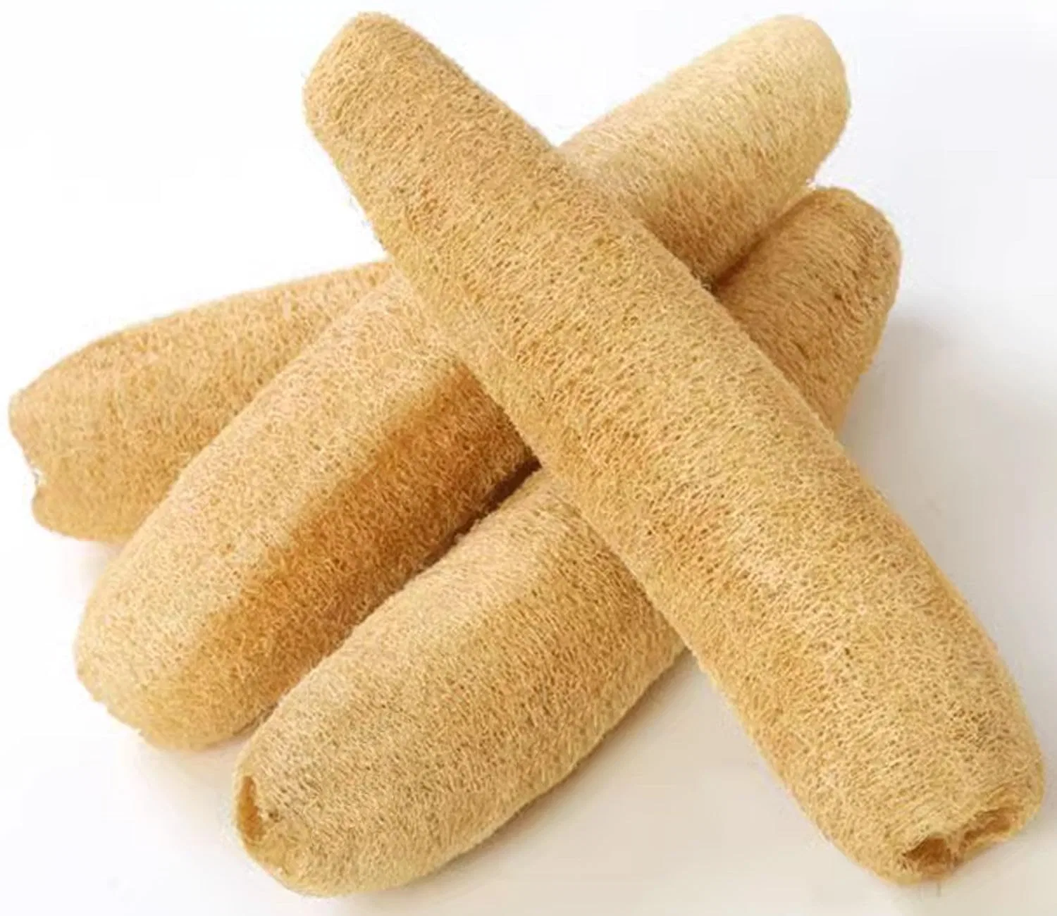 Мочалка из люфы, 4 шт, METLUCK, натуральная, 82 г