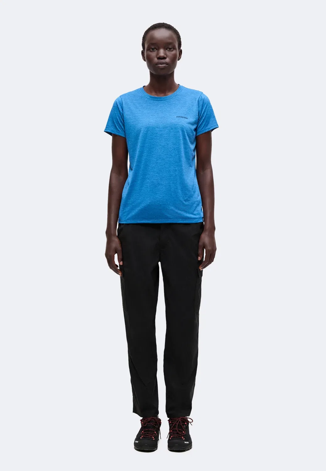 Футболка с логотипом шорт Daily Boardshort - спортивная футболка Patagonia, Aquatic Blue/Light Aquatic Blue — фото 2