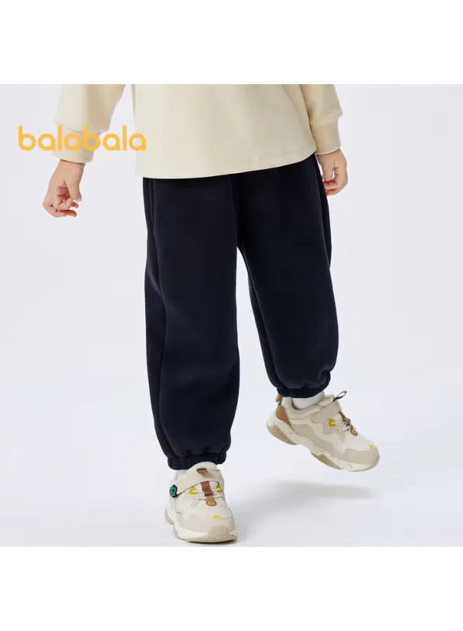 Штаны с флисовой подкладкой для детей, модель 208424108201 Balabala, черный