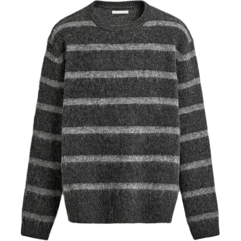 Мужской свитер с круглым вырезом Dark Gray ZARA, Dark Gray