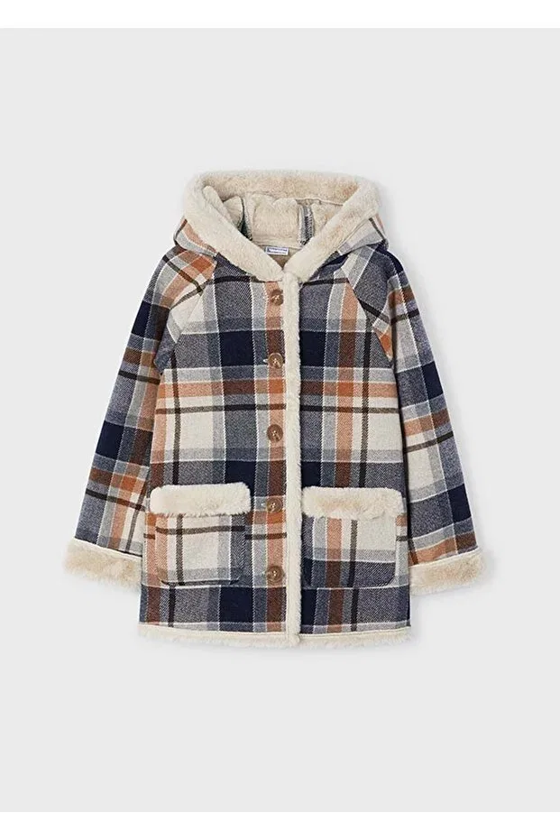 Детское пальто для девочек джинсовое Mayoral, Beige