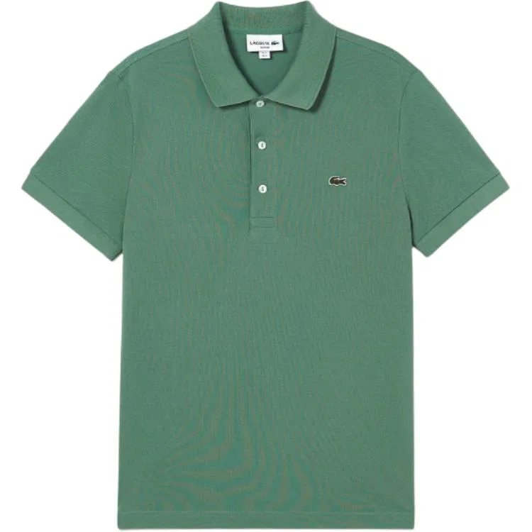 Поло Lacoste L.12.12 pique, мужское, с коротким рукавом, Tree зеленый