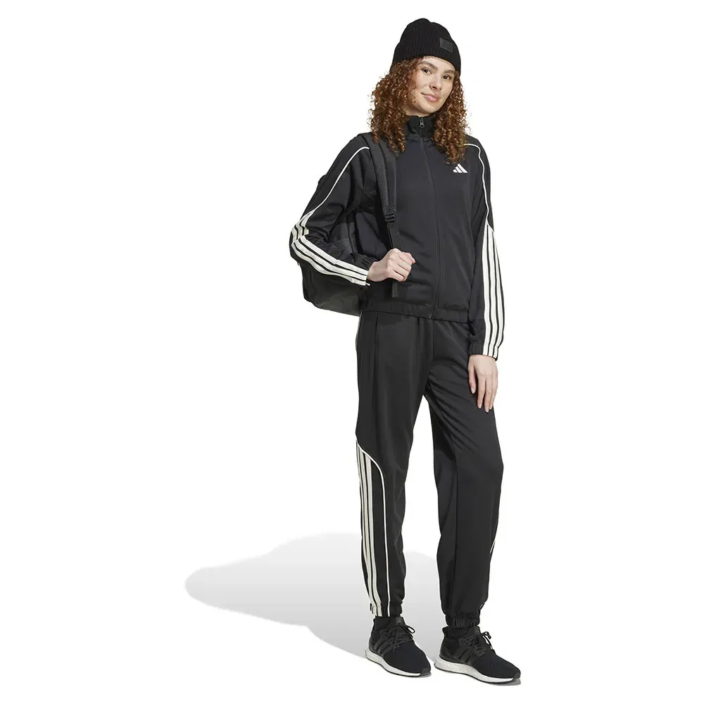 Женский спортивный костюм с молнией Stadium Adidas, Black — фото 3