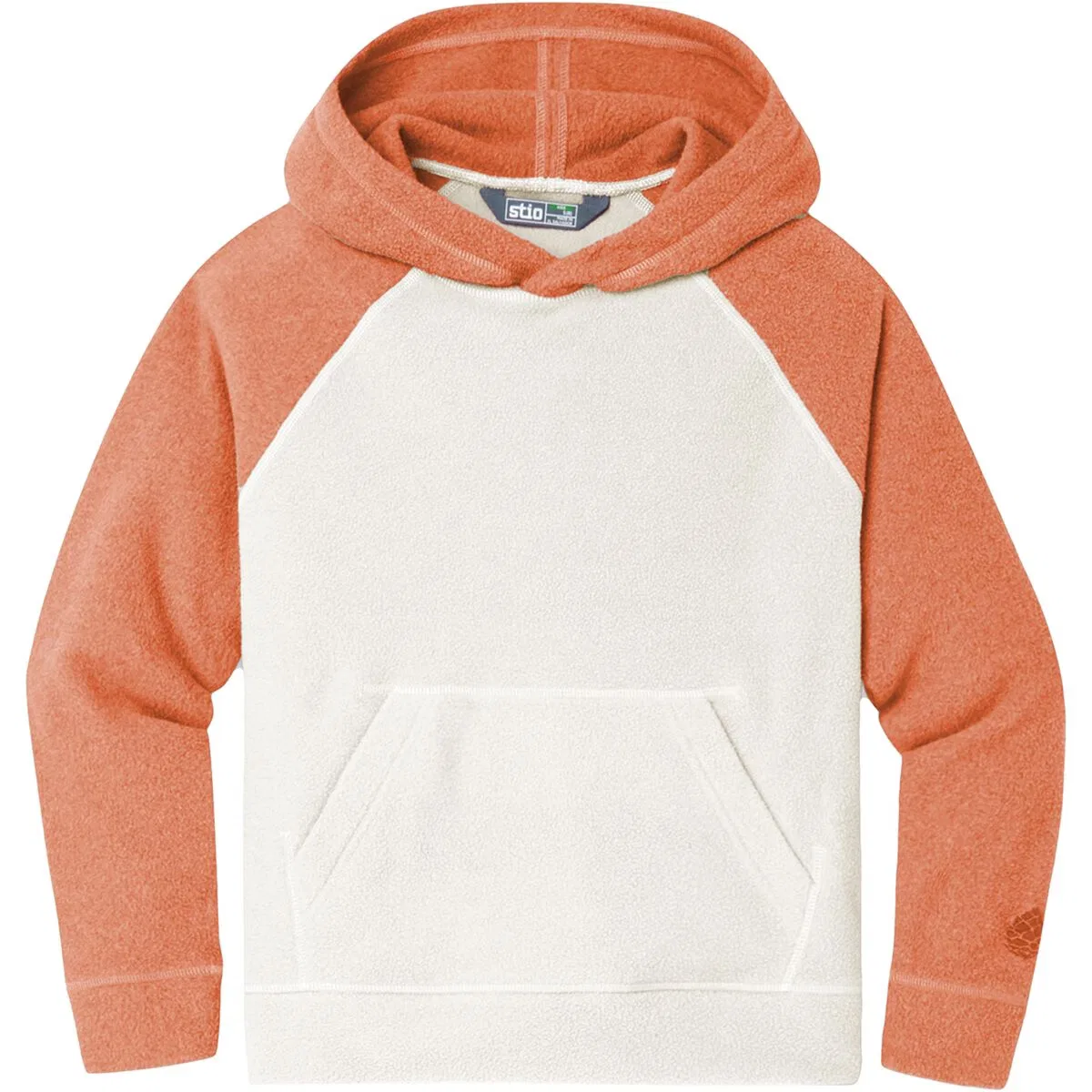 Детская худи из флиса с капюшоном Turpin Stio, Cedar Blush Heather / Mountain Goat