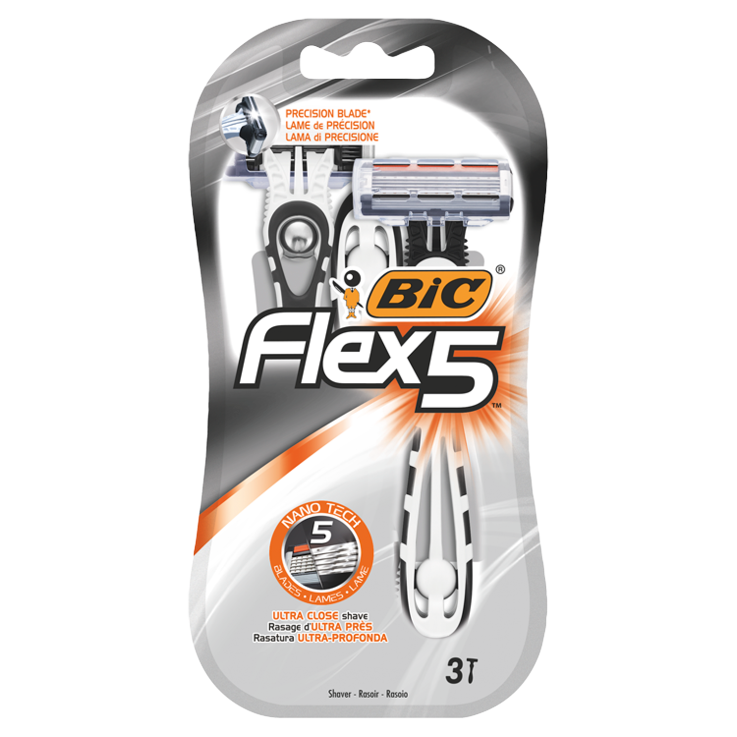 Bic Flex 5 бритва мужская, 3 шт/1 упаковка - фото